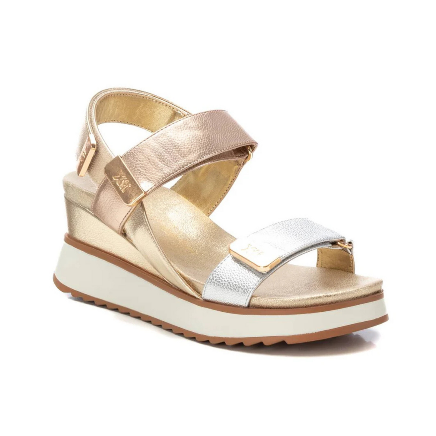 Xti Wedge Sandal Metallic Gold 143882