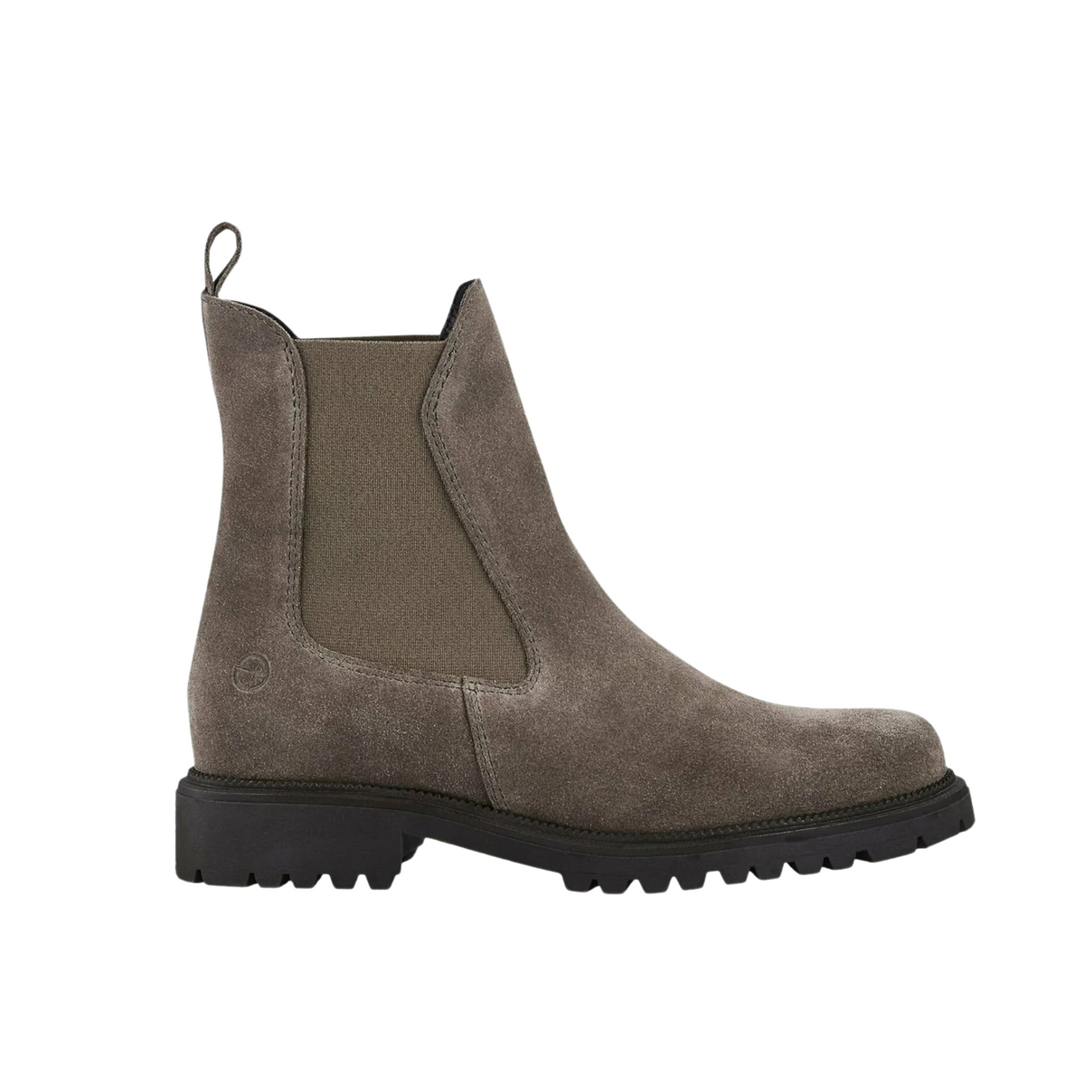 Tamaris Chelsea Boot Taupe Suede 25427-41