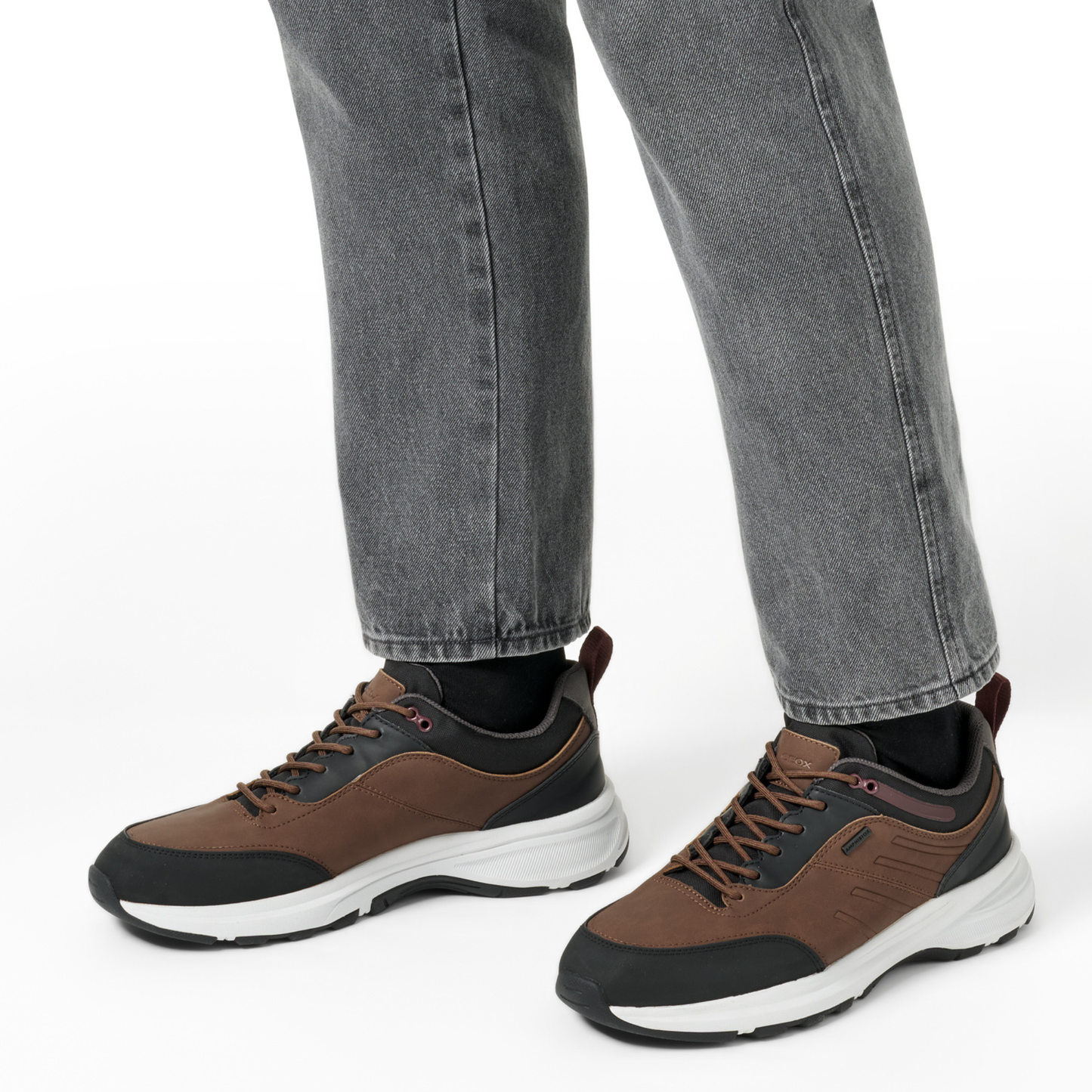 Geox Senales Men's Waterproof Lace Up Shoe/Trainer U56M2A