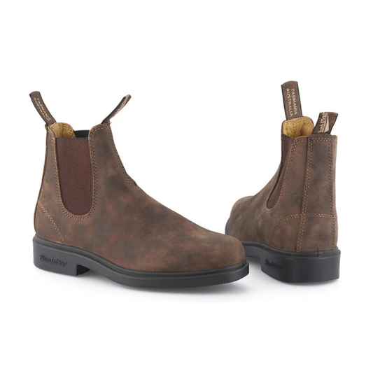 Blundstone 1306 Leather Unisex Chelsea Boots - Brown Rustic