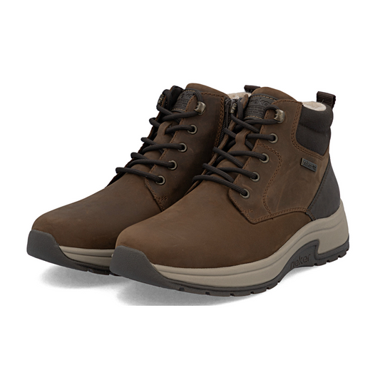 Rieker Waterproof Mens Lace Up Ankle Boot 11004-22