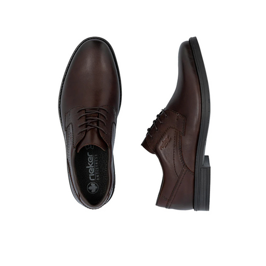 Rieker Mens Dress Shoe Dark Brown 13523