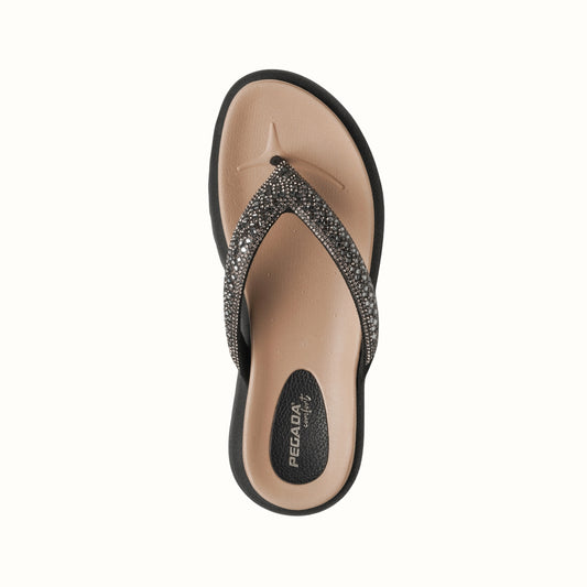 Pedago Crystal Toe Post Sandal 234455
