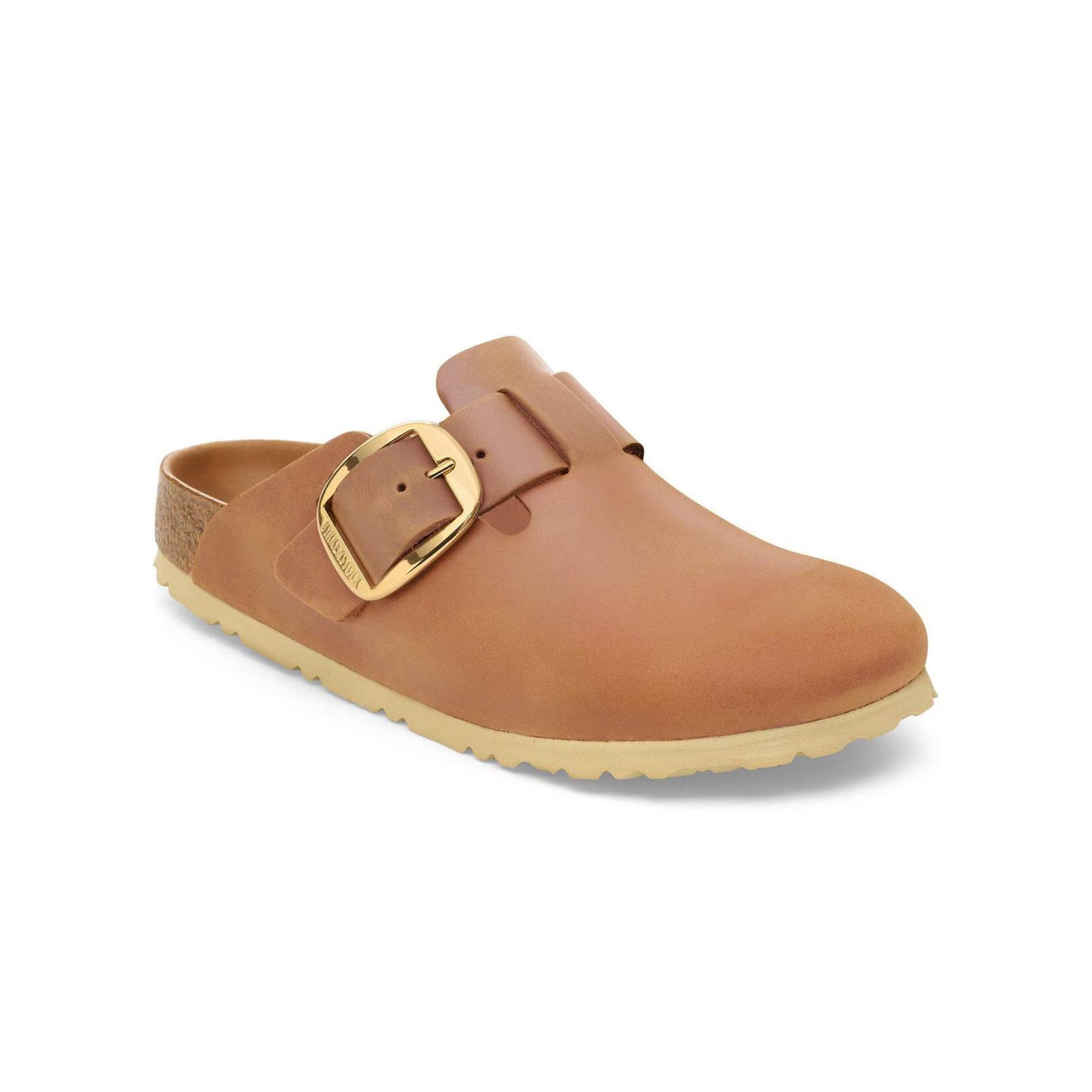 Birkenstock Boston Big Buckle Tan Gold
