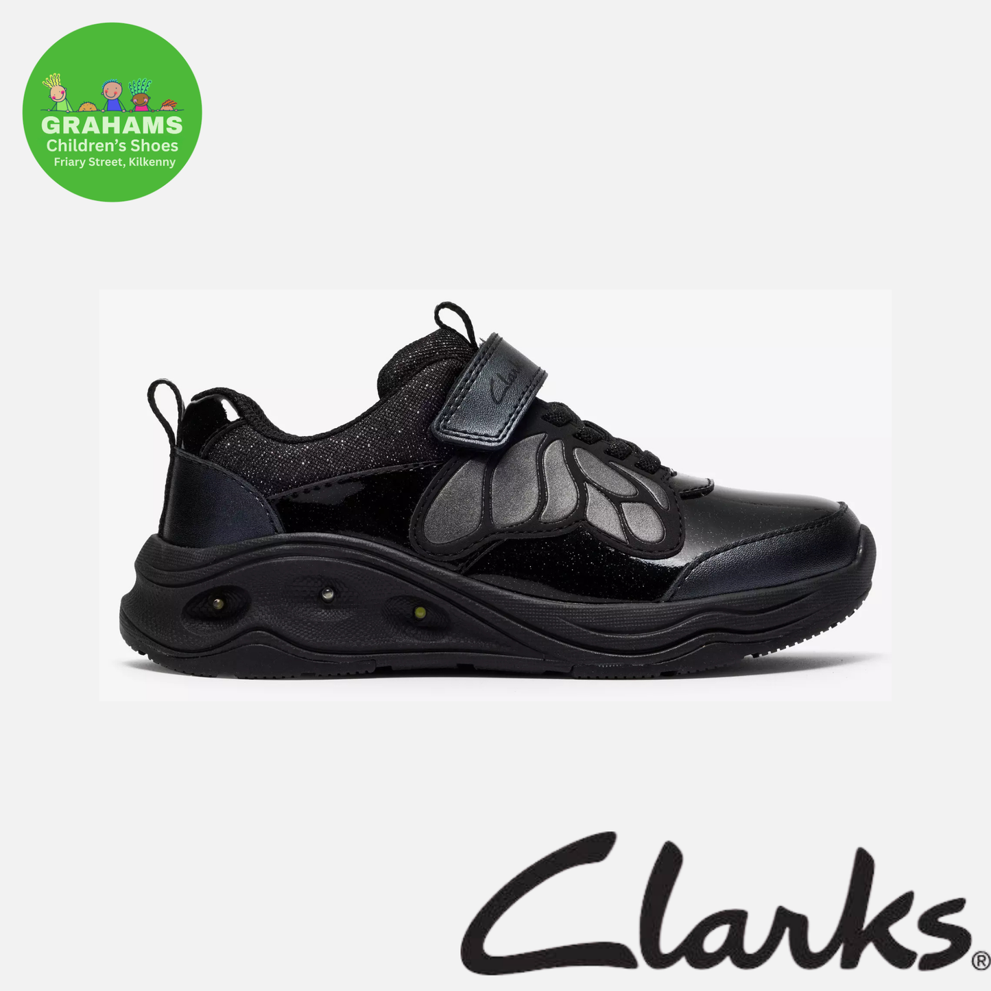 Clarks Gleam Fly Butterly Back to School Trainer
