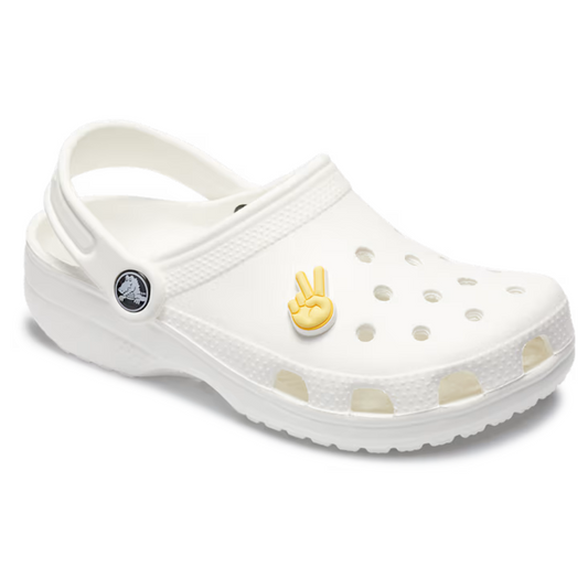 Croc Jubbitz Peace Hand Sign