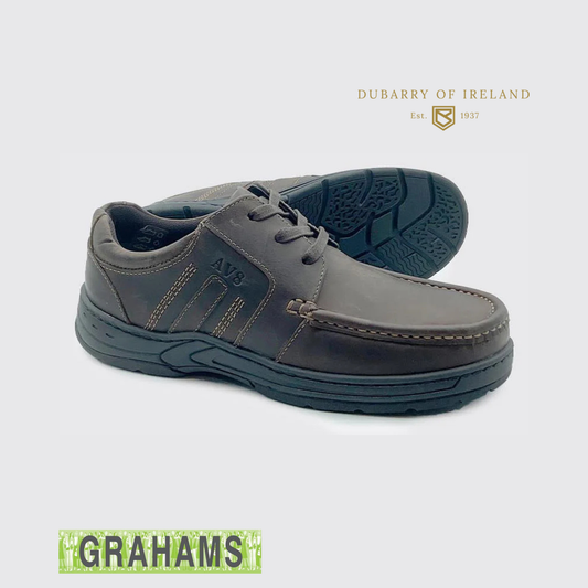 Dubarry AV8 Kori Black Leather School Shoe