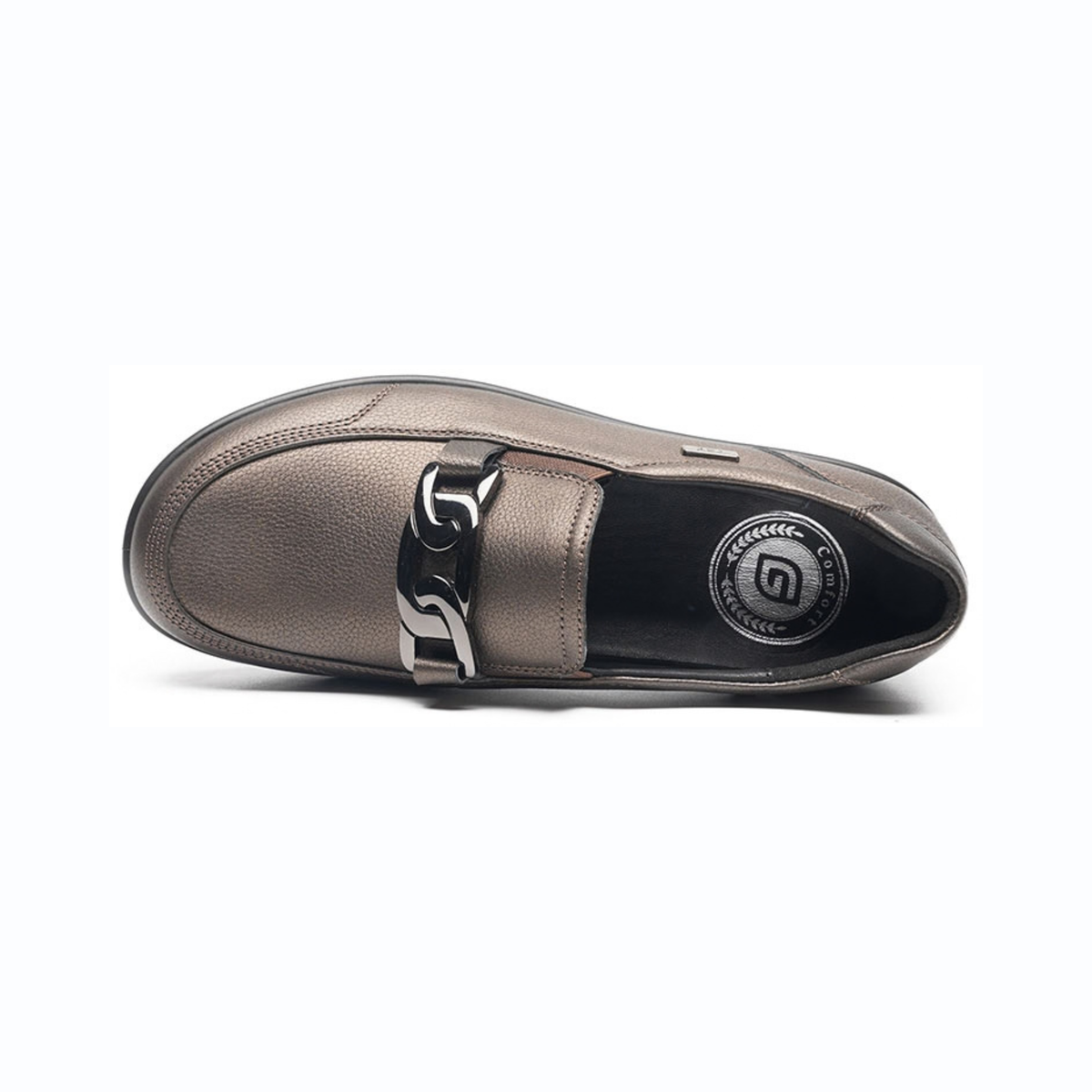 G Comfort Waterproof Slip On Mocassin Loafer Leather P6503