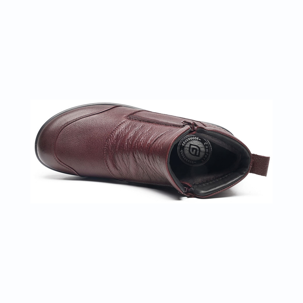 G Comfort Waterproof Dual Zipper Ankle Boot P6505