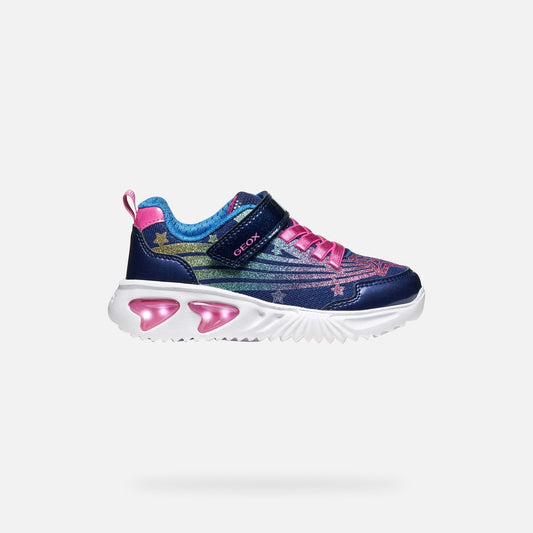 Geox Assister Lights Rainbow Trainer J56E9B