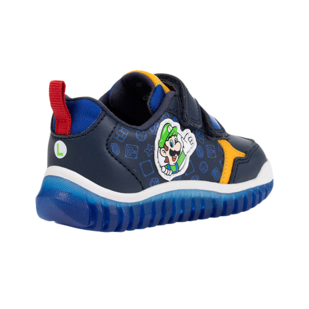 Geox Super Mario Luigi Lights Runners Lightyloo B465ZC