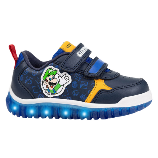 Geox Super Mario Luigi Lights Runners Lightyloo B465ZC