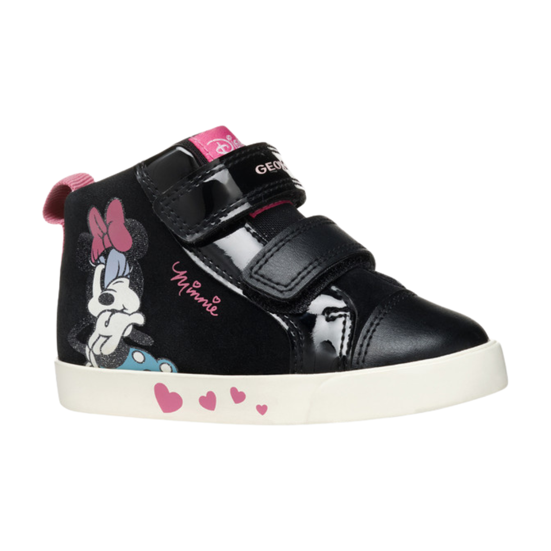 Geox Minnie Mouse Baby High Top Shoes Kilwi B46D5A