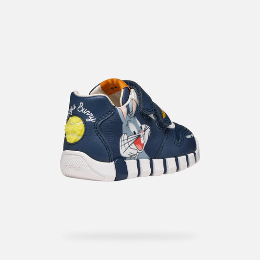 Geox Bugs Bunny Lupidoo Navy Shoes B6555B