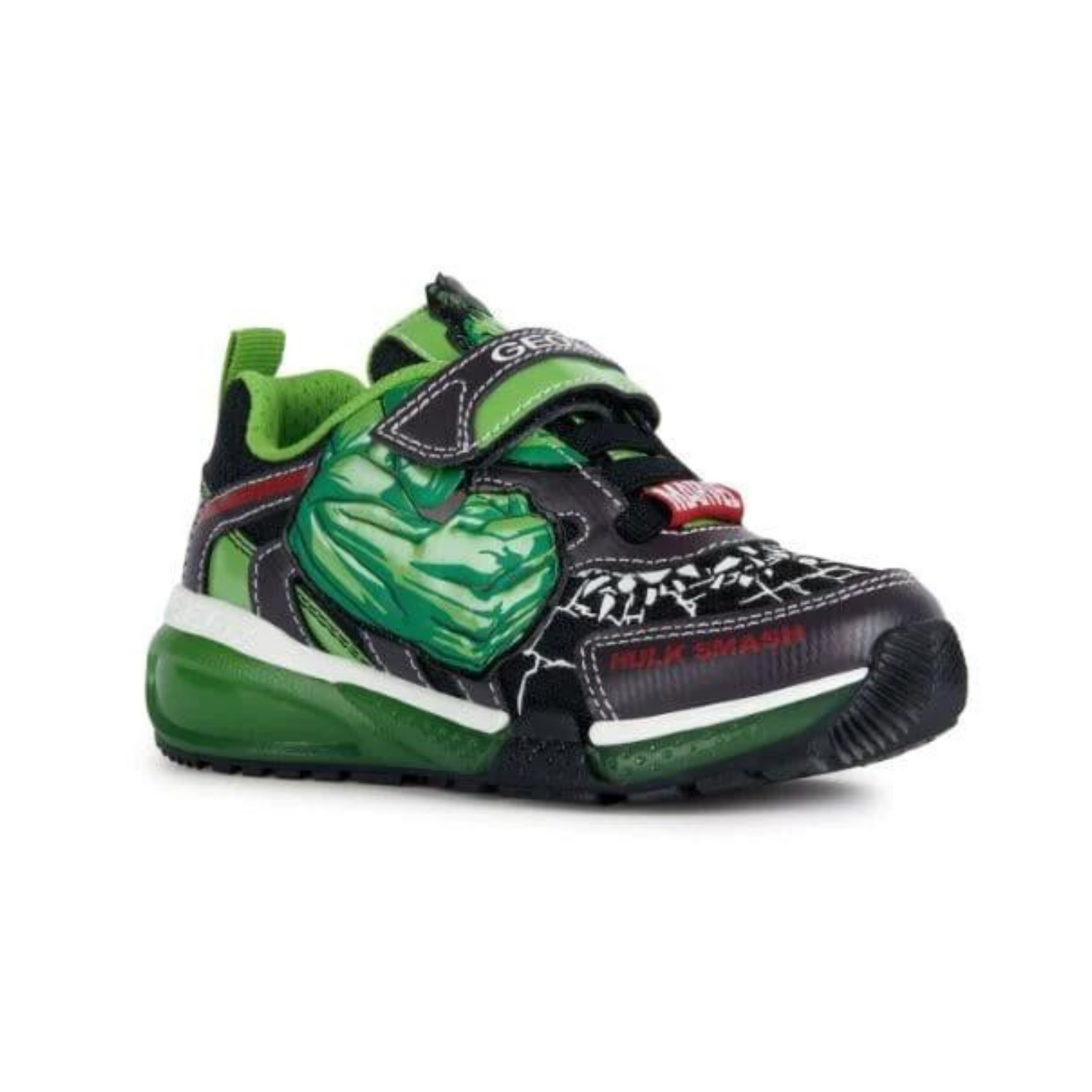 Geox Hulk Lights Runner Bayonyc Green Black J35FEC
