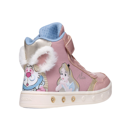 Geox Alice in Wonderland High Top Trainer Skylin J468WG