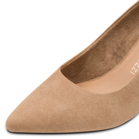 Marco Tozzi Pointed Toe Mid Heel Suede Shoe 22418-41