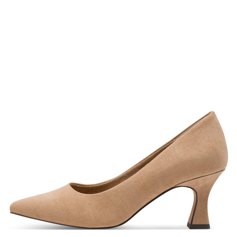 Marco Tozzi Pointed Toe Mid Heel Suede Shoe 22418-41