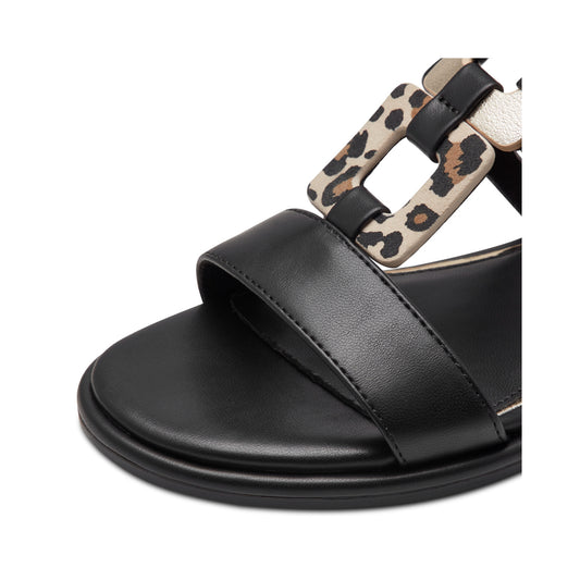 Marco Tozzi T-Bar Sandals with buckles Black 28106-44