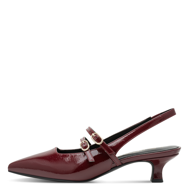 Marco Tozzi Pointed Toe Slingback Patent Heel 29508-45