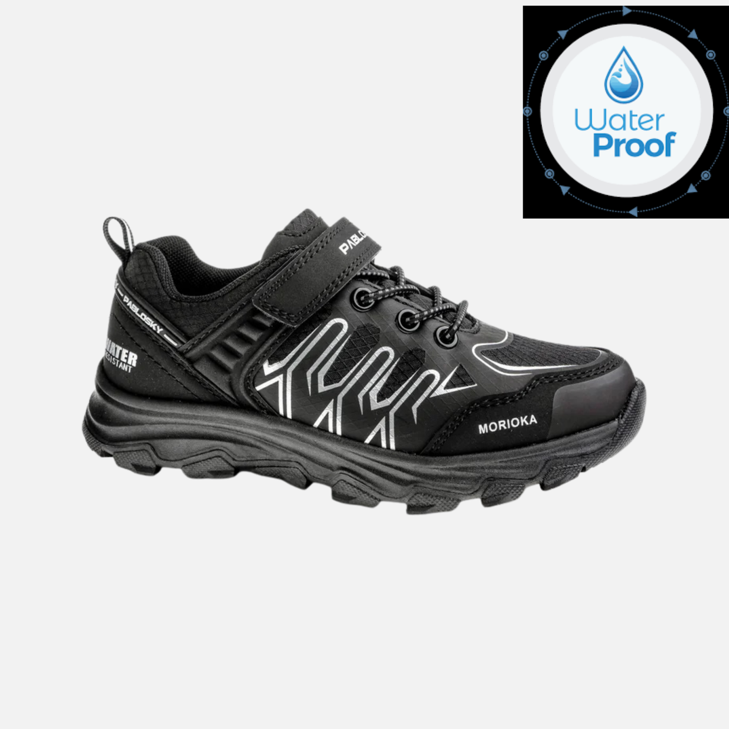 Pablosky Waterproof Runner Black 979010