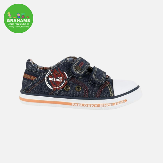 Pablosky Canvas Velcro Boys Shoe 962320