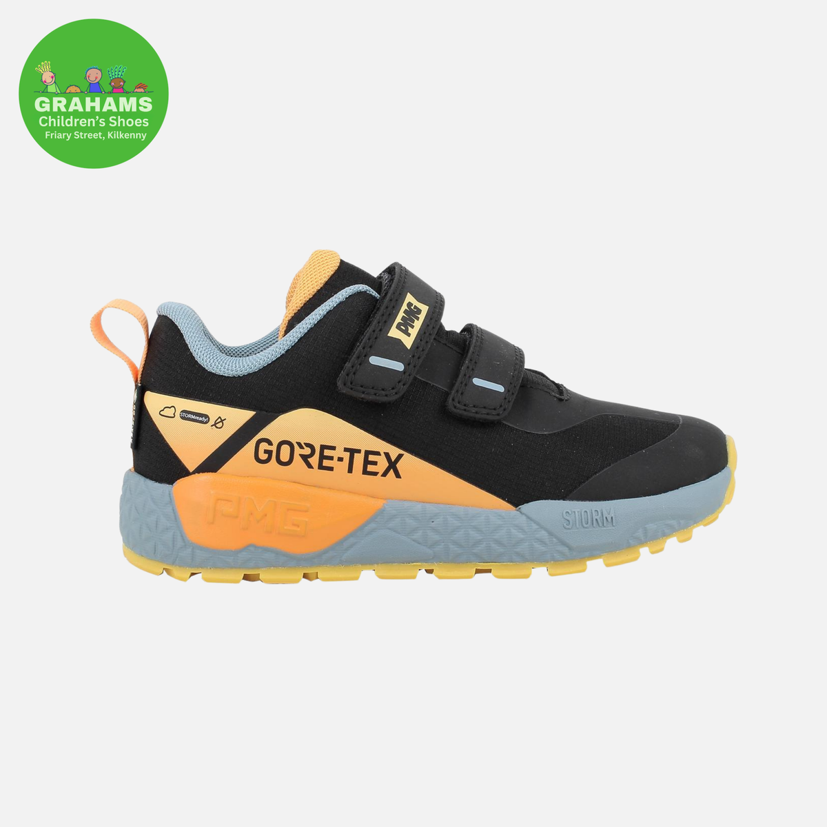 Primigi Waterproof Boys Trainer Black Orange 2419244