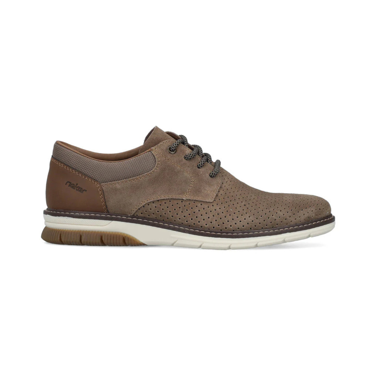 Rieker Men's Lace Up Suede Leather 14425