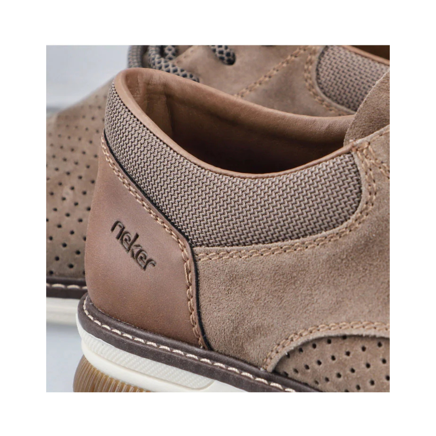 Rieker Men's Lace Up Suede Leather 14425