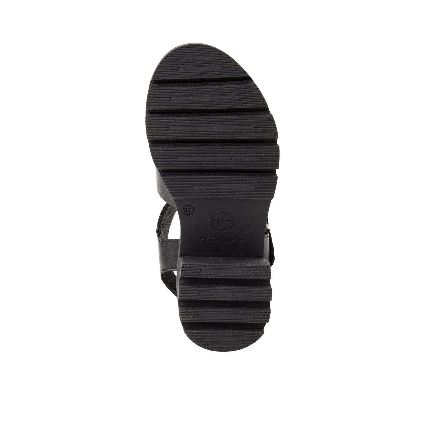 Tamaris Heeled Sandal Black Leather 28703-46
