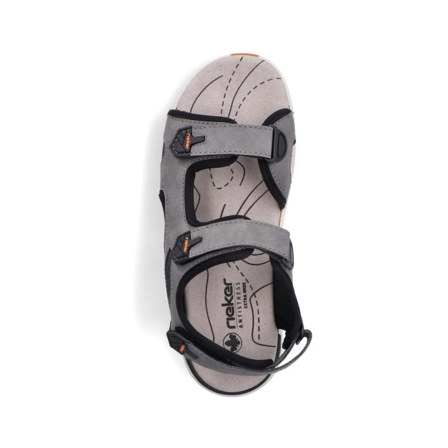 Rieker Men's Walking Sandal Velcro 29151