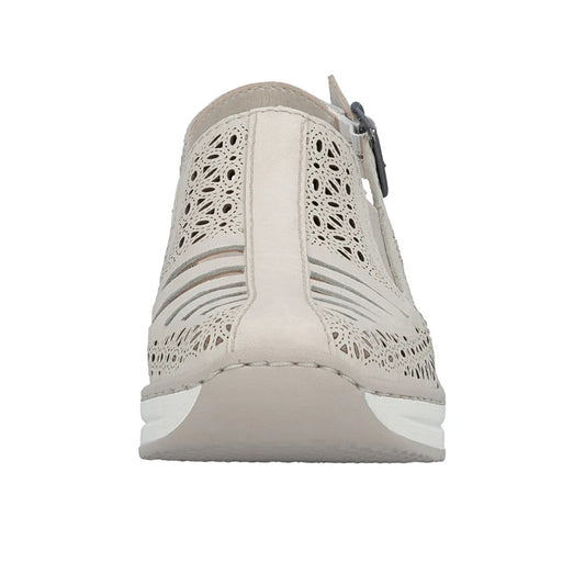 Rieker Ladies Summer Shoe Sling Back Beige 48763