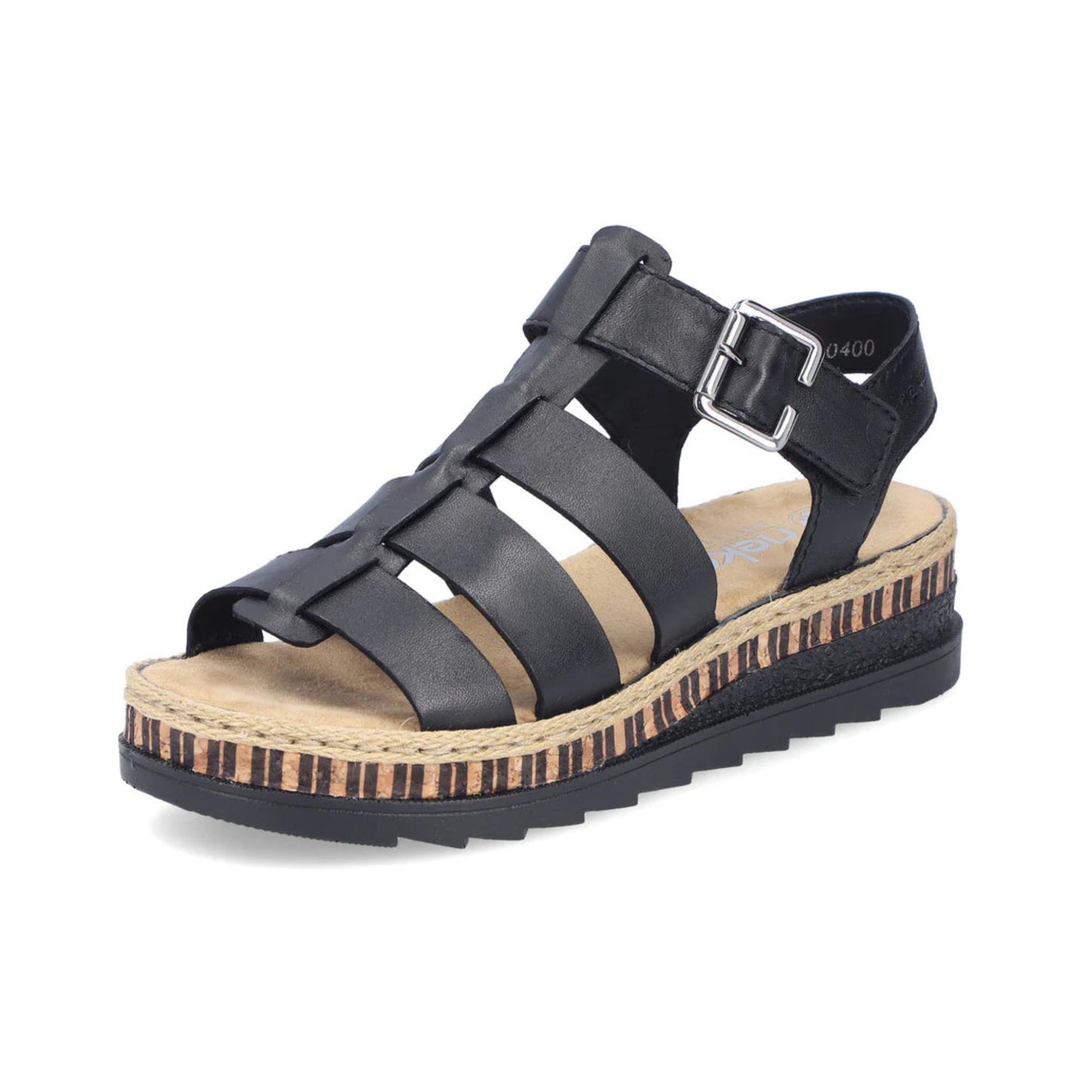 Rieker Sandal Gladiator Platform Sole V7904