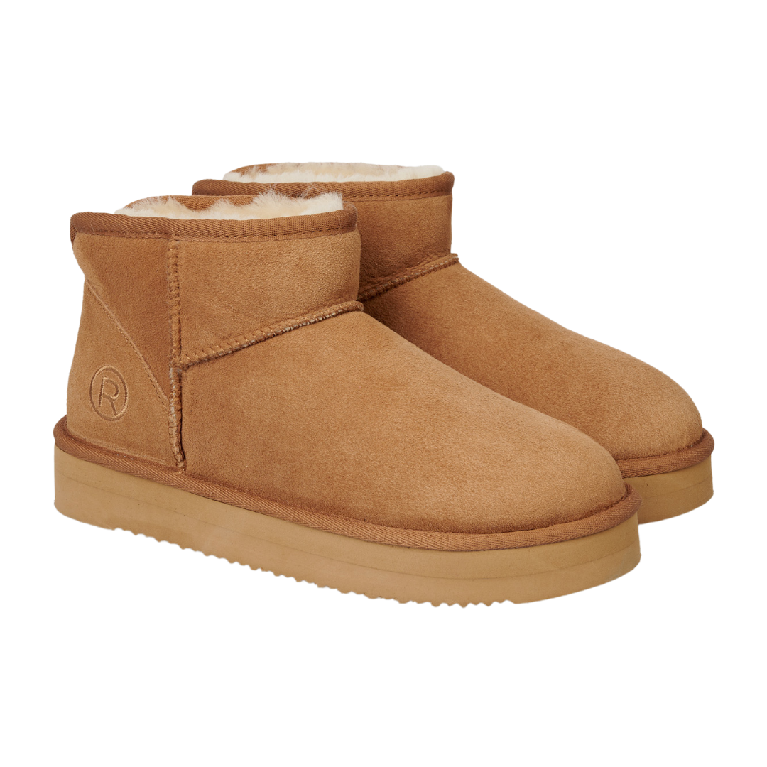 Rohde Sheepskin Ankle Boot Tan Brown 7084