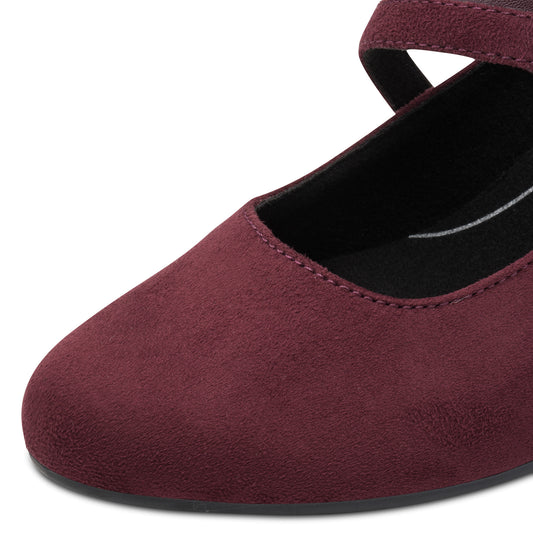 Jana Mid Block Heel Mary Jane Strap Shoe 24464-42