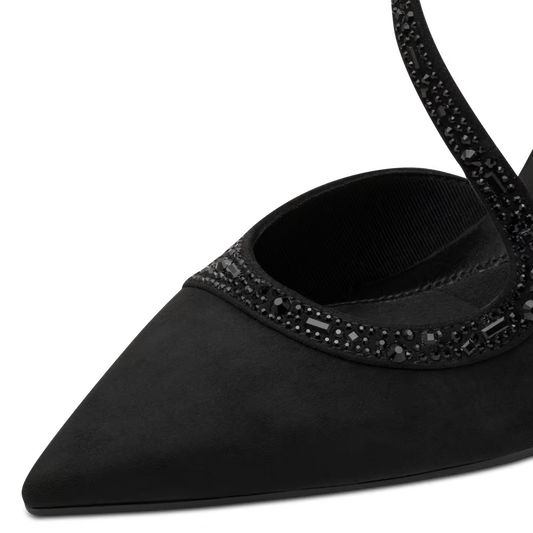 Tamaris Pointed Toe Suede High Heel Pump 22443-47