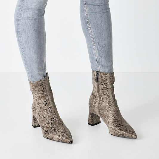 Tamaris Pointed Toe Block Heel Sock Boot 25315