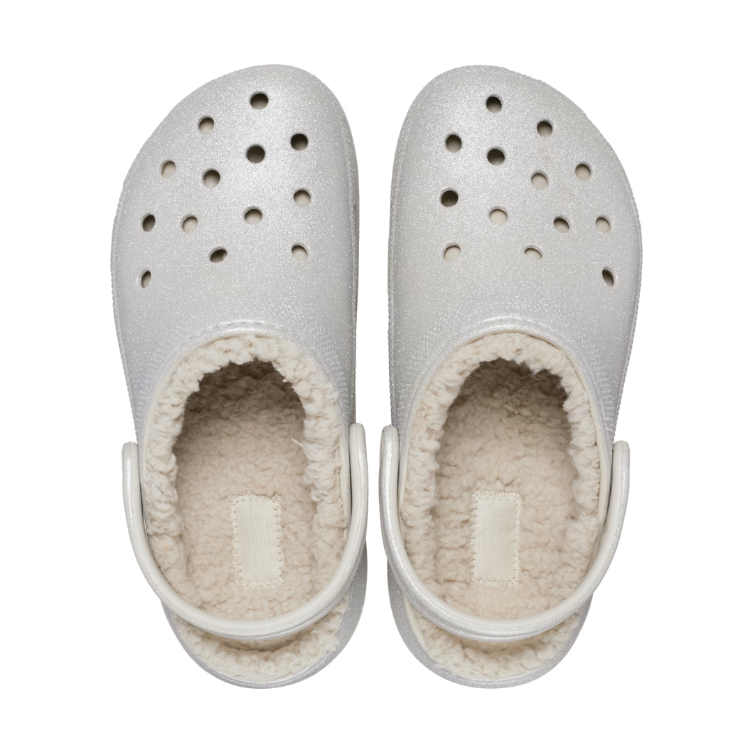 Croc Classic Glitter Platform Lined Clog