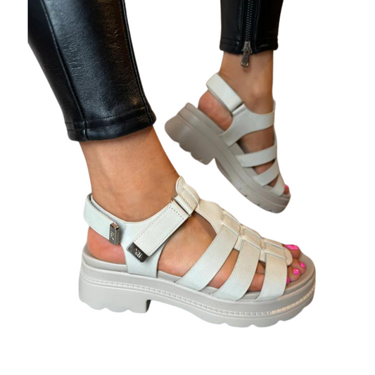 XTI Ladies Sandal Block Heel 142315