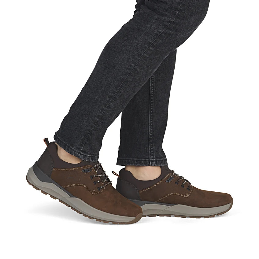 Rieker Mens Slip On Faux Lace Shoe 06050-14