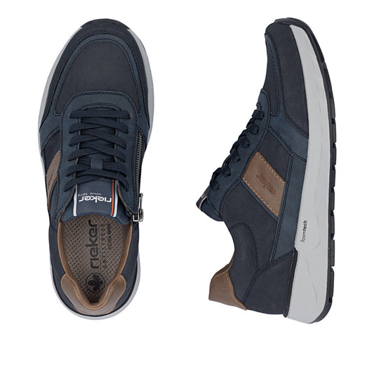 Rieker Wide Fitting Men's Trainer Zipper Closure 11505