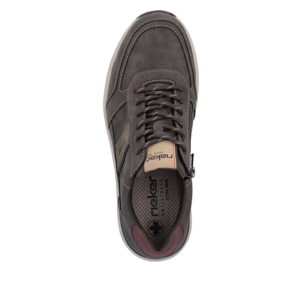 Rieker Wide Fitting Men's Trainer Zipper Closure 11505