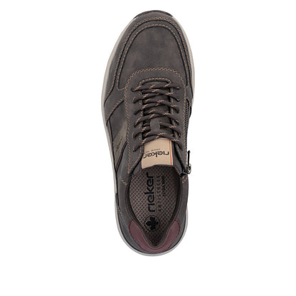Rieker Wide Fitting Men's Trainer Zipper Closure 11505