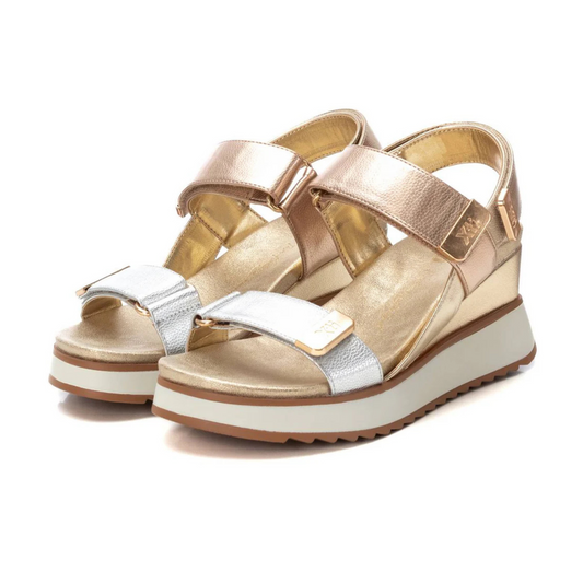 Xti Wedge Sandal Metallic Gold 143882