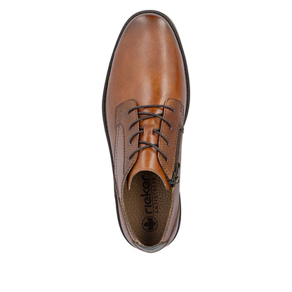 Rieker Mens Boot Tan Brown Zip 13902-24
