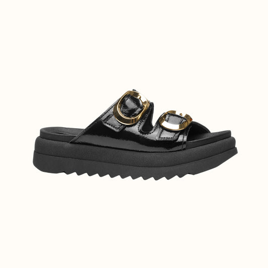 Pegada 2 Strap Big Buckle Mule Sandal 2344502