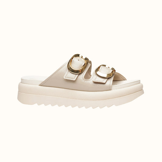 Pegada 2 Strap Big Buckle Mule Sandal 2344502
