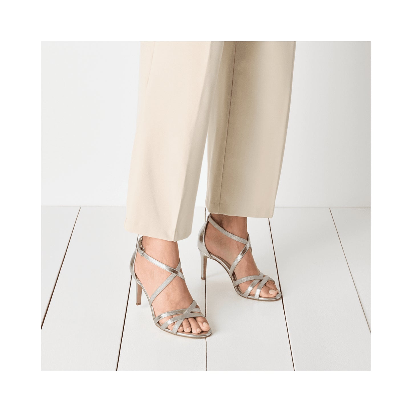 Tamaris High Heel Sandal Platinum 28382-42