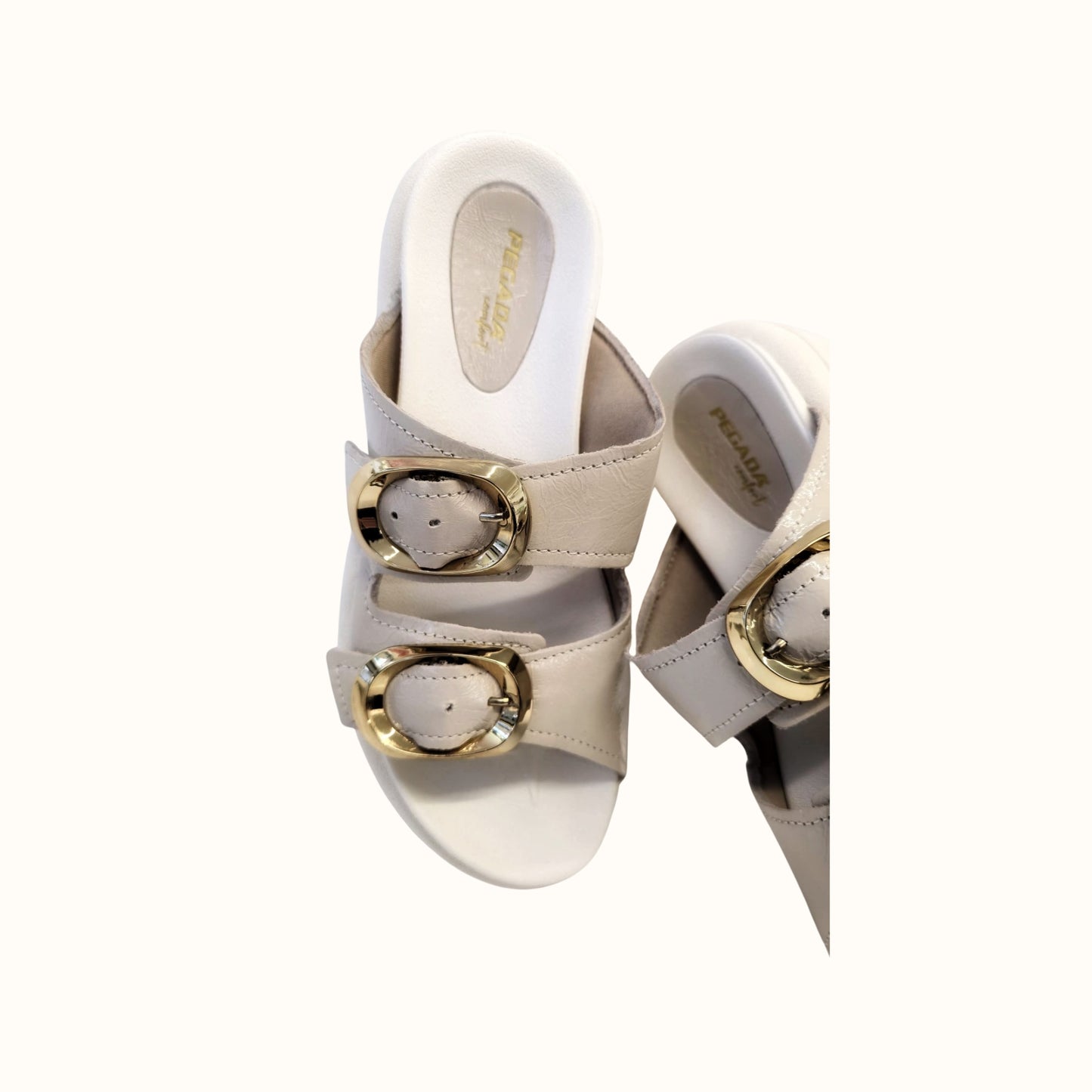 Pegada 2 Strap Big Buckle Mule Sandal 2344502