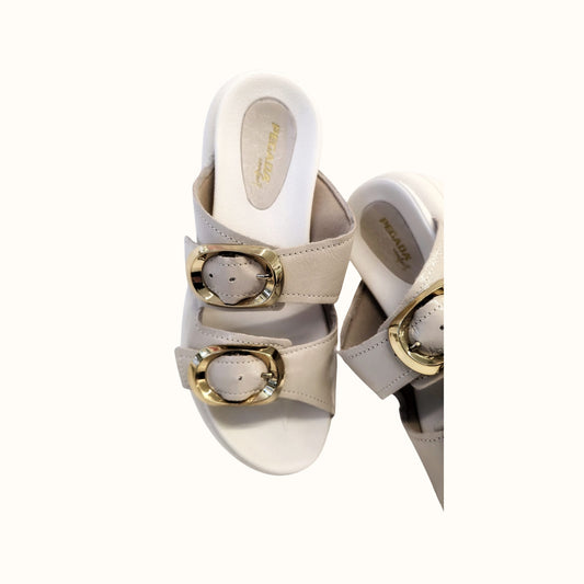 Pegada 2 Strap Big Buckle Mule Sandal 2344502